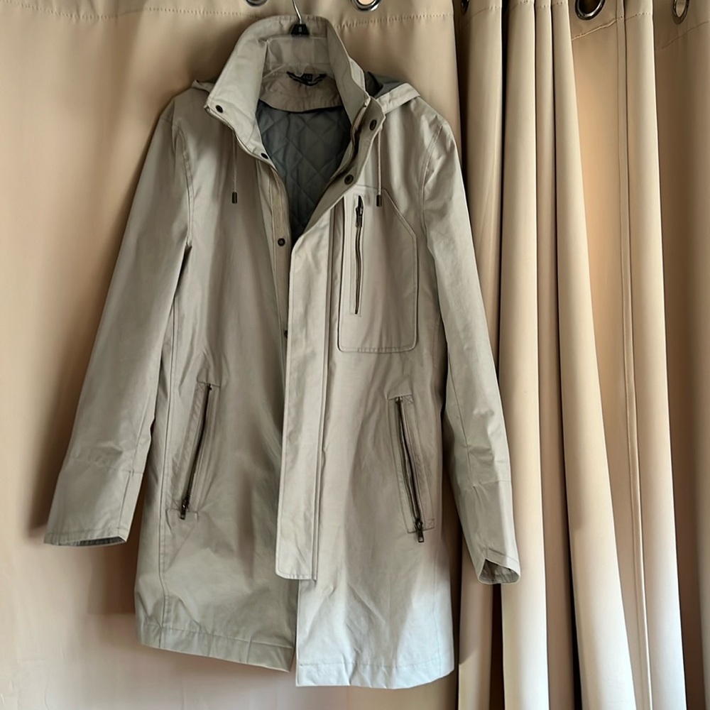 Mens Nautica Tan Gear Coat Size 38S